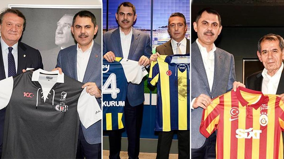 İBB Başkan Adayı Murat Kurum'dan Beşiktaş, Fenerbahçe ve Galatasaray'a ziyaret 1 ibb baskan adayi murat kurumdan besiktas fenerbahce ve galatasaraya ziyaret