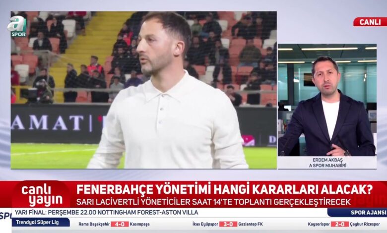 A Spor Muhabiri Erdem Akbaş: Fenerbahçe'de Aykut Kocaman ismi ciddi şekilde konuşulmaya başlandı! 1 haber 87093